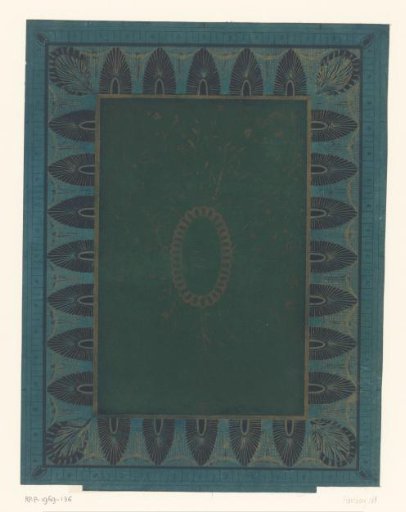 Frame with leaf and shell-shaped motifs