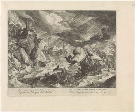 Jonah Thrown Overboard by the Fishermen