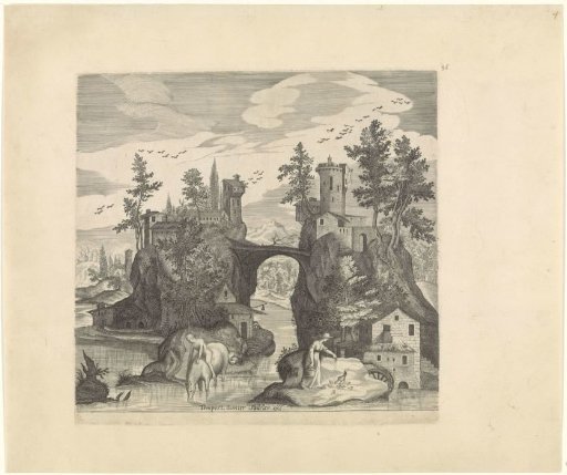 Landscape with two islands