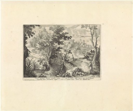 Landscape with the Levite Finding the Robbed Traveler
