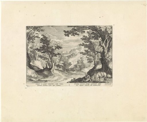 Landscape with the Good Samaritan Caring for the Traveler