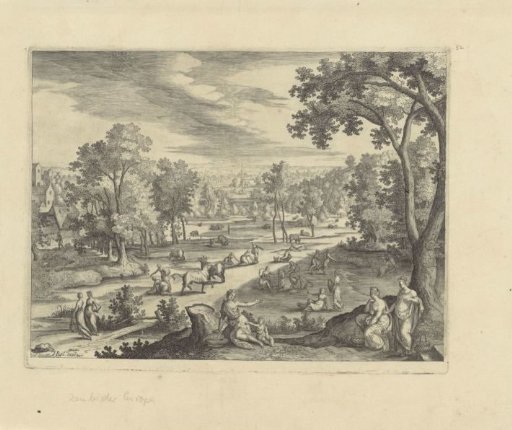 Landscape with the abduction of Europa