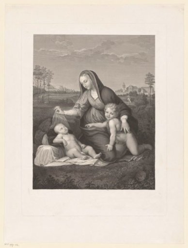 Mary with Child and the young John the Baptist in a Landscape