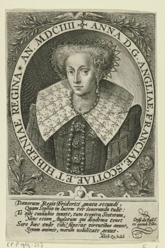 Portrait of Anne of Denmark, Queen of England