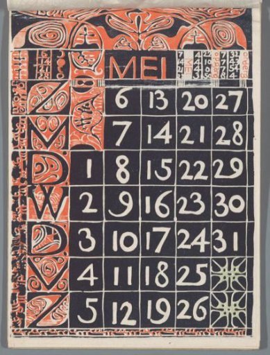 Calendar Page May 1900