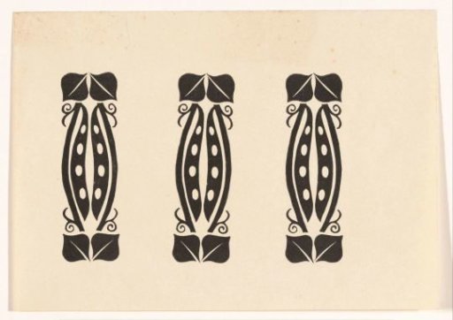 Ornamental Motif with Three Legumes