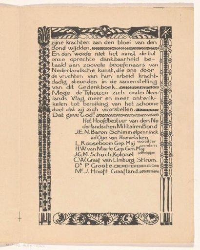 Introduction with ornamental border for: Under the Dutch Flag, 1899