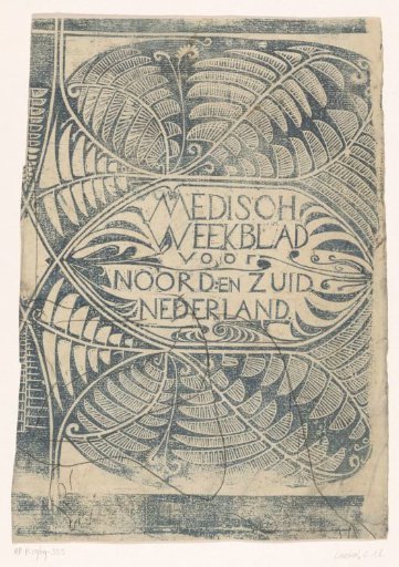 Cover of the Medical Weekly for North and South Netherlands