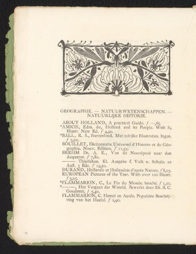 Title page head with dragonflies and a mosquito