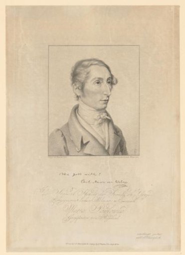 Portrait of Carl Maria von Weber