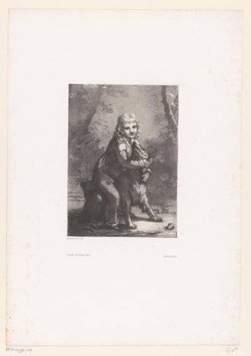 Boy with a dog