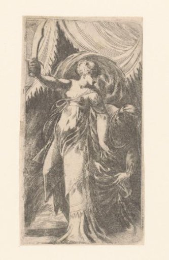 Judith with the Head of Holofernes in a Sack