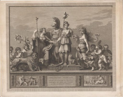 Allegory on the French Constitution