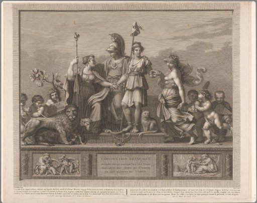 Allegory on the French Constitution