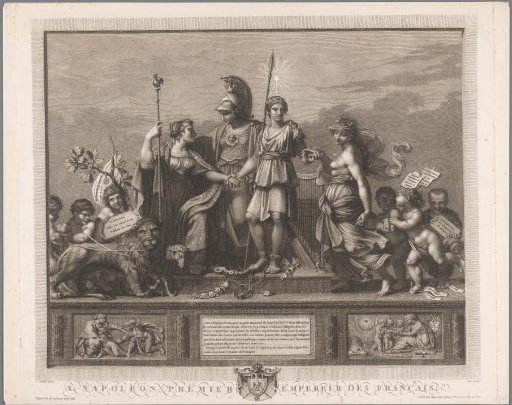 Allegory on the French Constitution and Napoleon