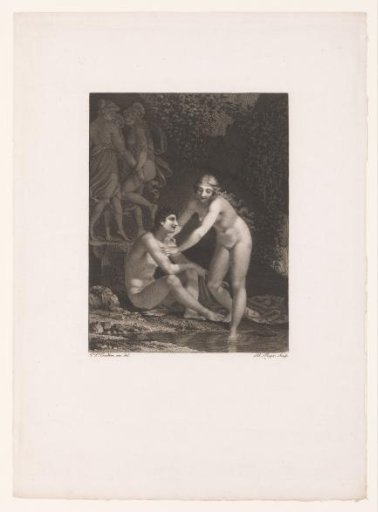 Daphnis and Chloë bathing