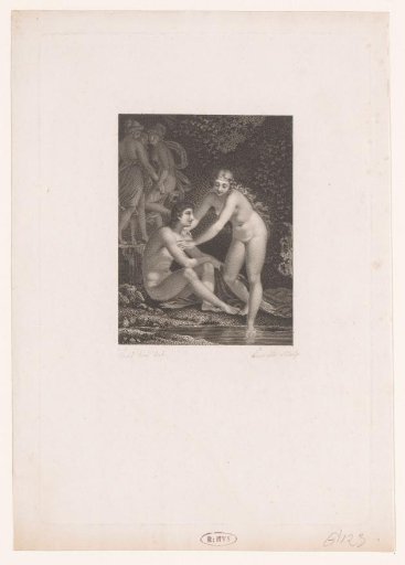 Daphnis and Chloë bathing