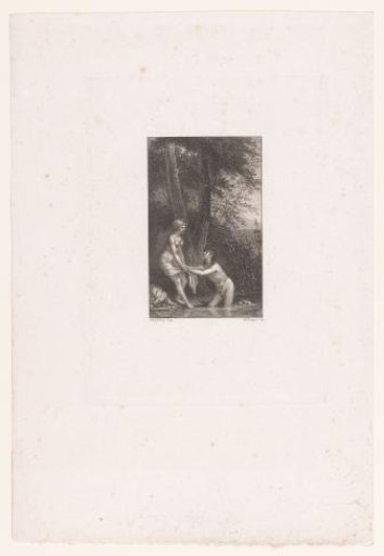 Daphnis and Chloë bathing