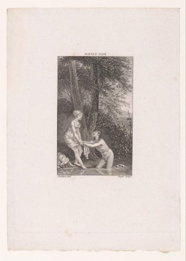 Daphnis and Chloë bathing