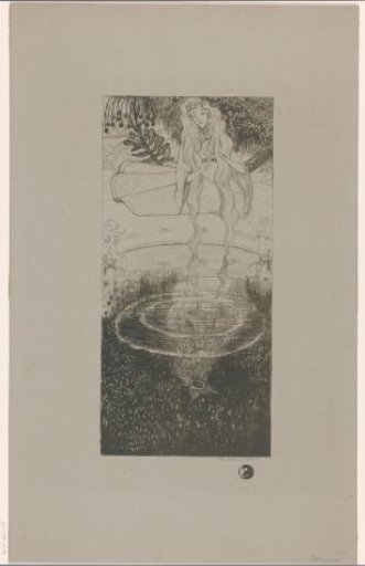 Mélisande Examining the Ring She Dropped in the Water