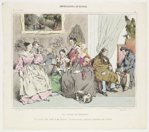 Gathering of country dwellers