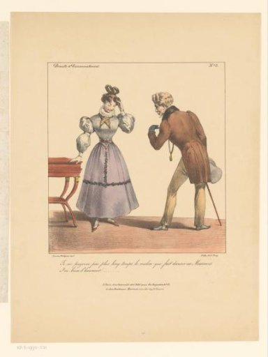 Jealous man addressing a woman