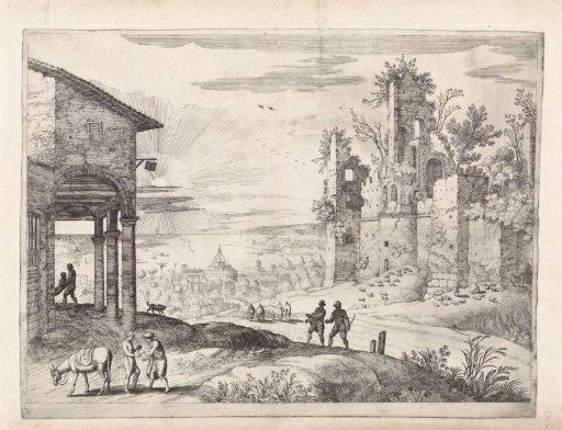 Landscape with the Good Samaritan at the inn