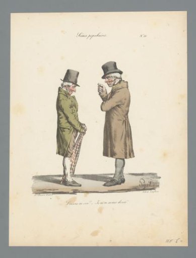 Two men in conversation