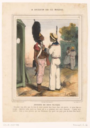 Caricature of a Grenadier Who Must Remain on His Post