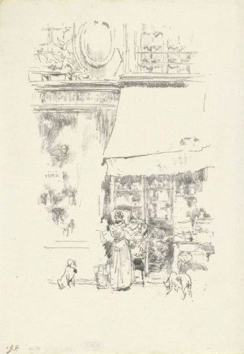 The Vegetable Shop on the Rue de Grenelle in Paris