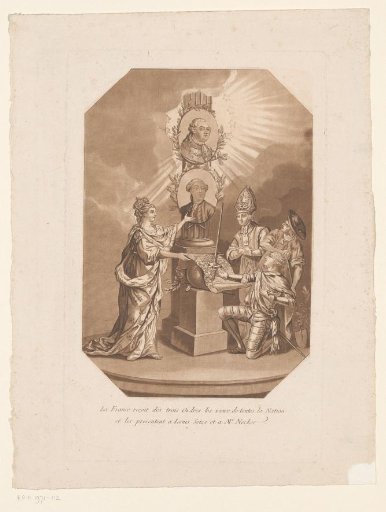 Allegory on Necker, ca. 1781-1788