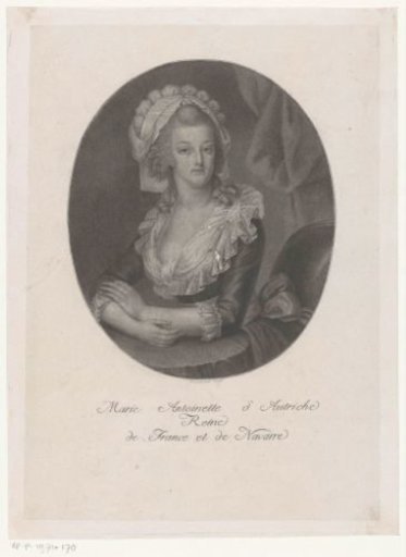 Portrait of Marie Antoinette, Queen of France