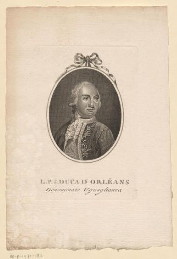 Portrait of Louis Philippe II of Orléans