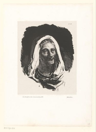 Laughing old woman