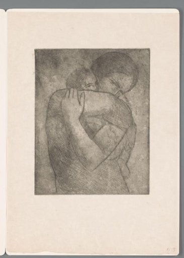 Mother Embracing a Child