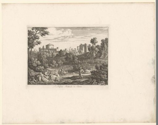 View of the San Stefano Rotonda in Rome