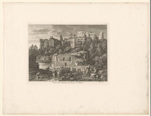 Ruin Landscape of the Imperial Palace in Rome