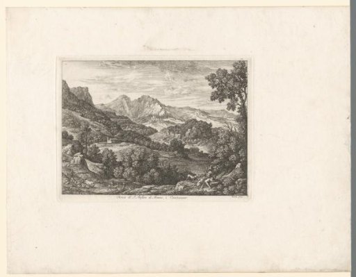 Rocky Landscape with View of Rocca di San Stefano di Mezzo and Canturano