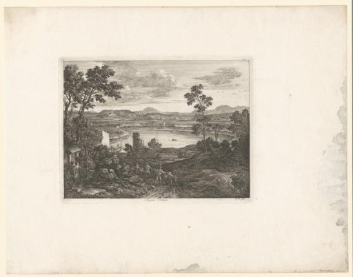 View of a Lake near Rome