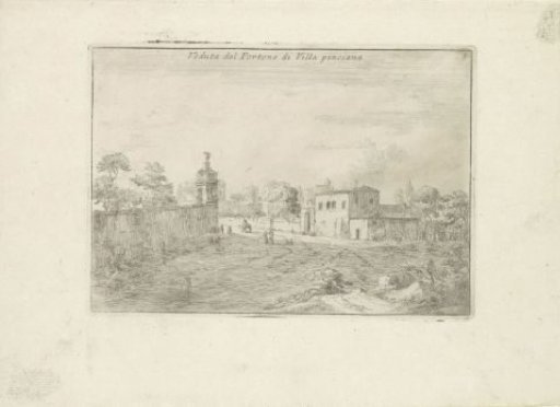 Landscape with the Gate of the Villa Pinciana
