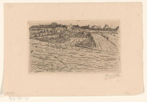 Landscape with village outskirts (Méry-sur-Oise)