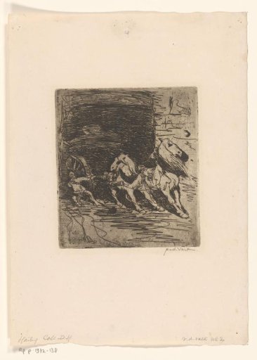 Horses with cart