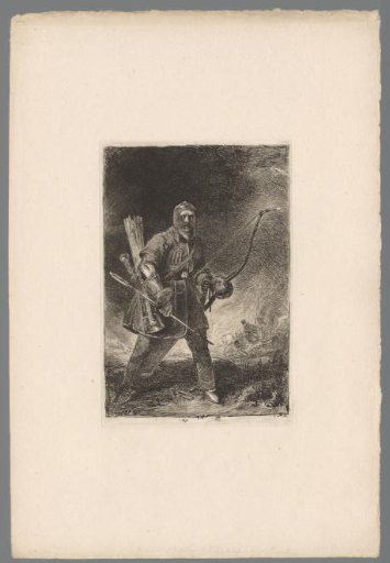 Man with bow and arrows