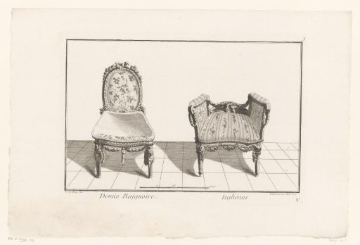 Toilet and chair