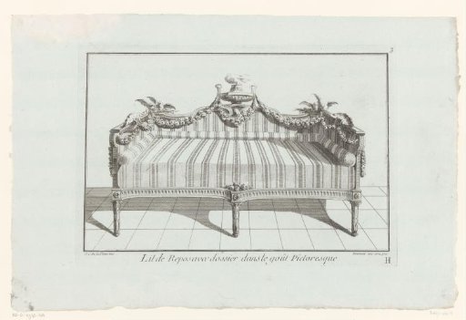 Bed with brazier