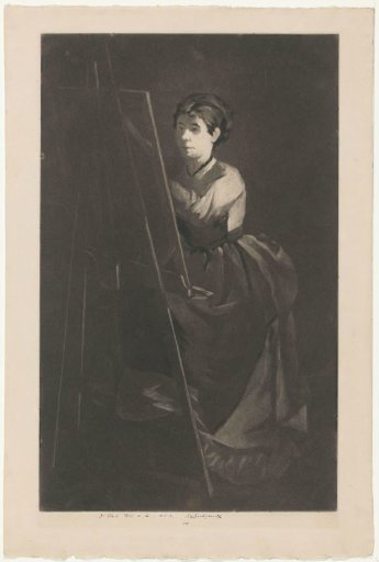 Portrait of Eva Gonzalès at an Easel