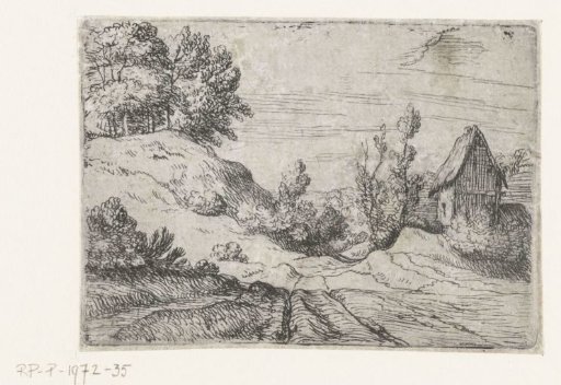 House next to a wooded hilltop