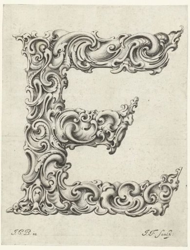 Letter E