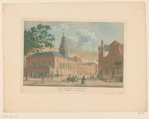 View of the Walloon Church in Rotterdam