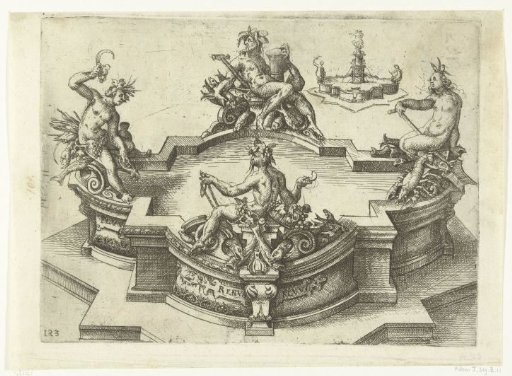 Fountain with river gods